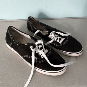 Vans black and white sneakers
